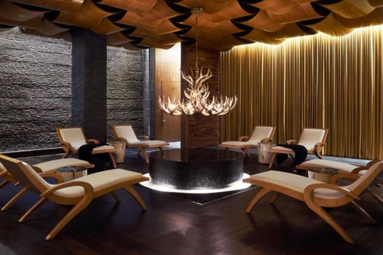 Spa relaxation lounge